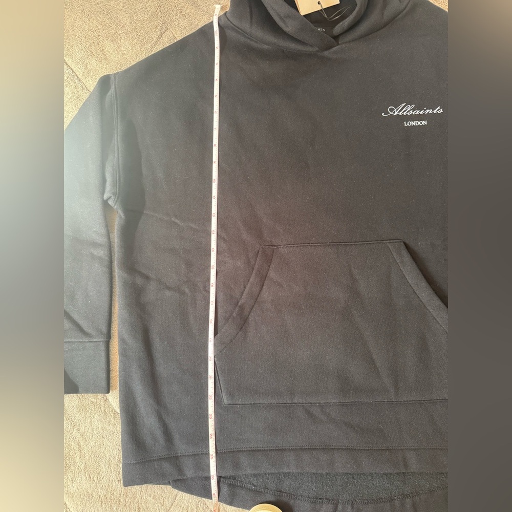 NEW🔥ALLSAINTS Skull Etienne Oversized Cotton Blend Hoodie🔥 - Picture 15 of 16